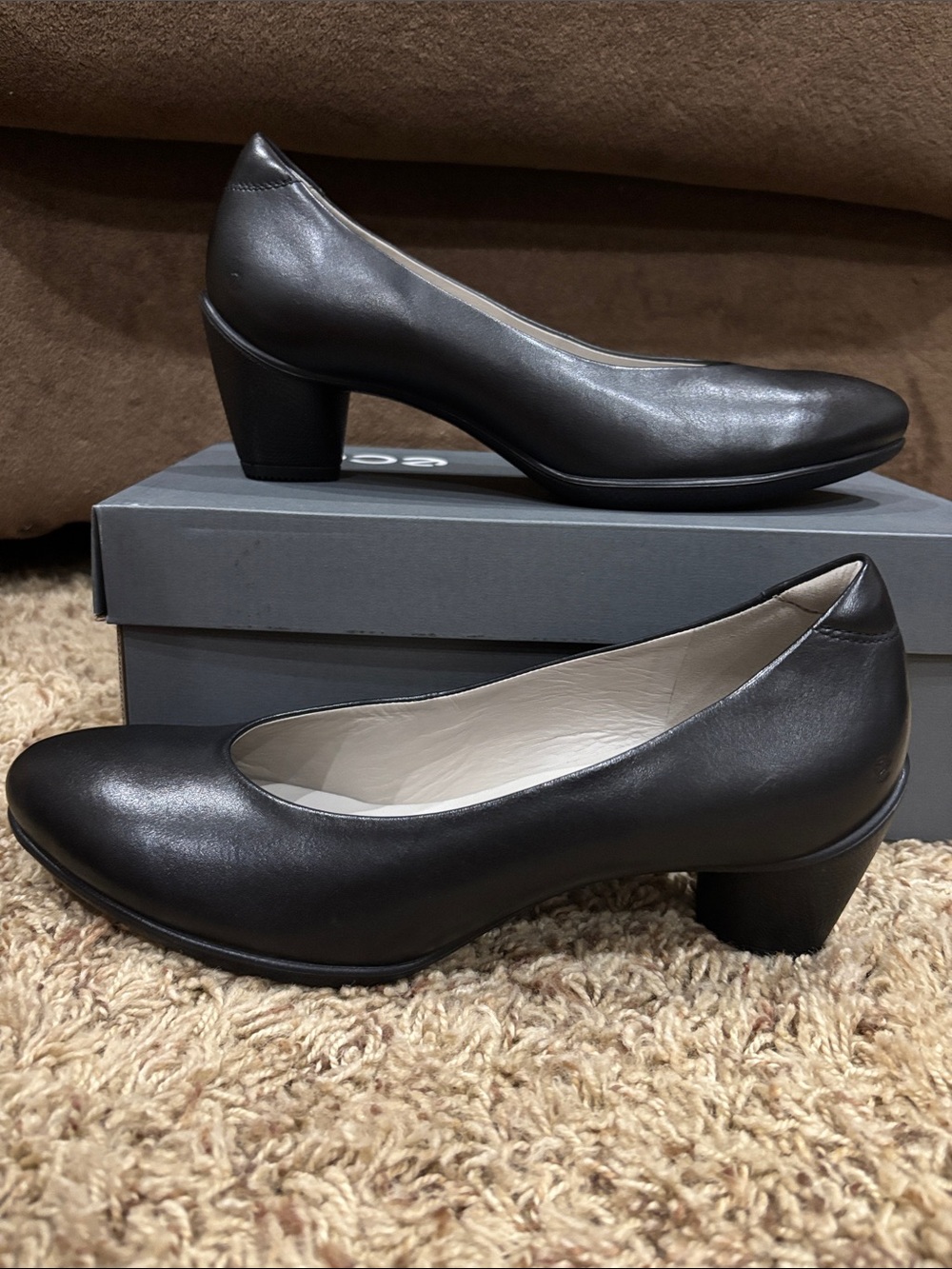 ecco Sculptured 45 Black Pumps Dress Shoes Size 9 Women’s